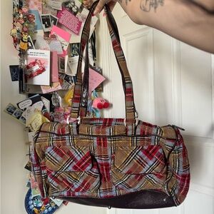 Vera Bradley Plaid Duffle Bag